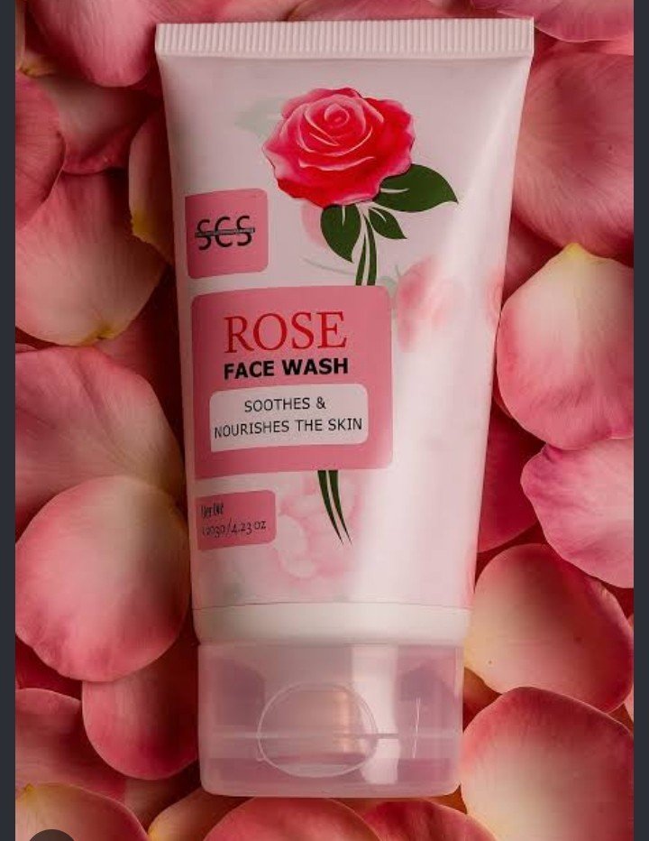 SCS Rose face wash.
