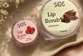 SCS lip bam and lip scrub(lip care combo).