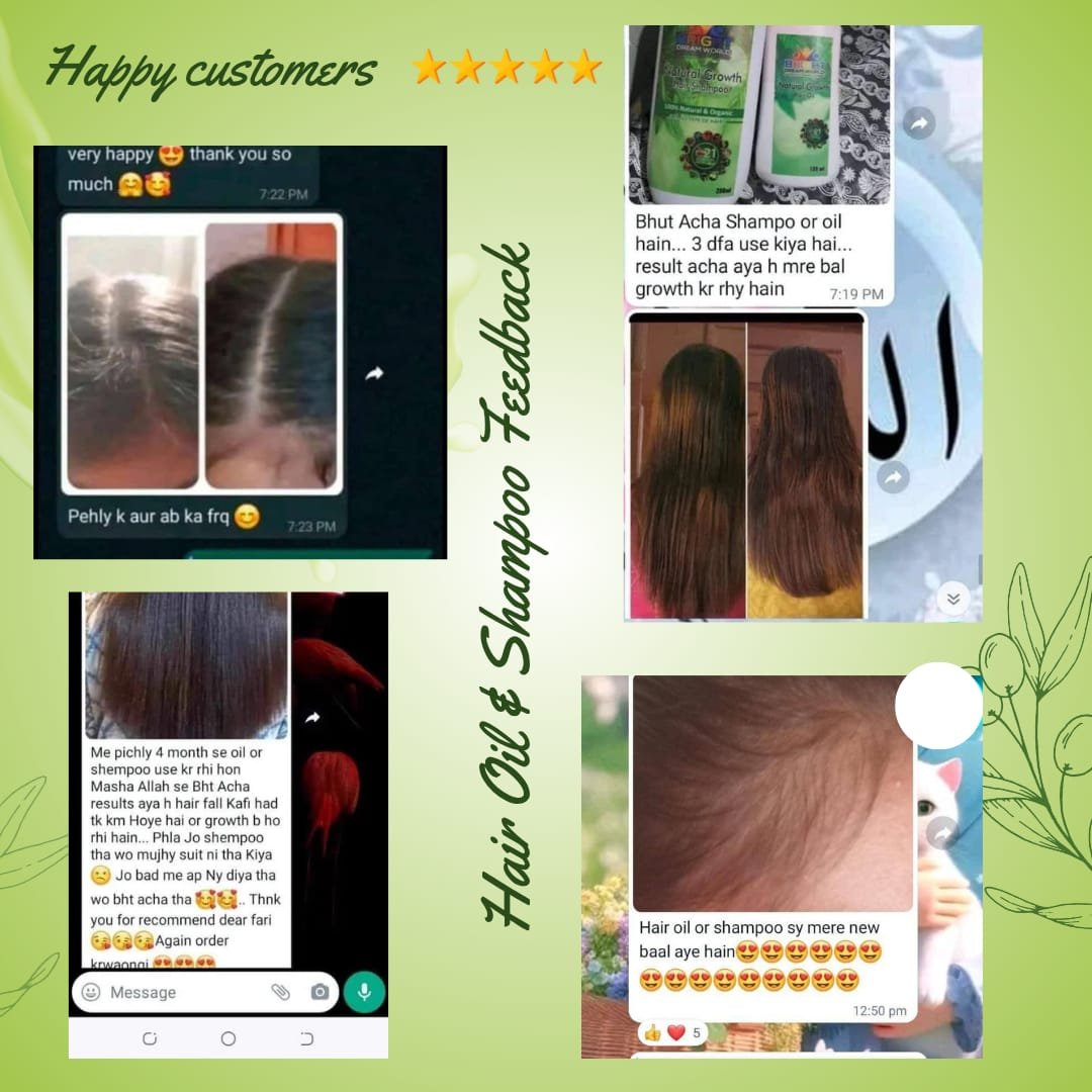 Natural hair growth oil.