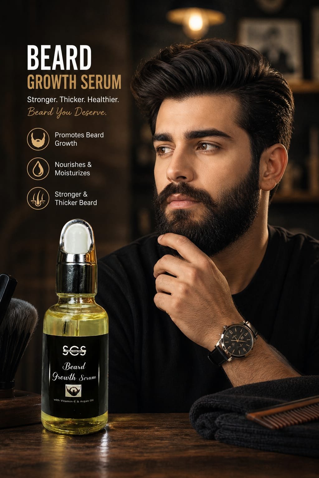 SCS beard Serum.